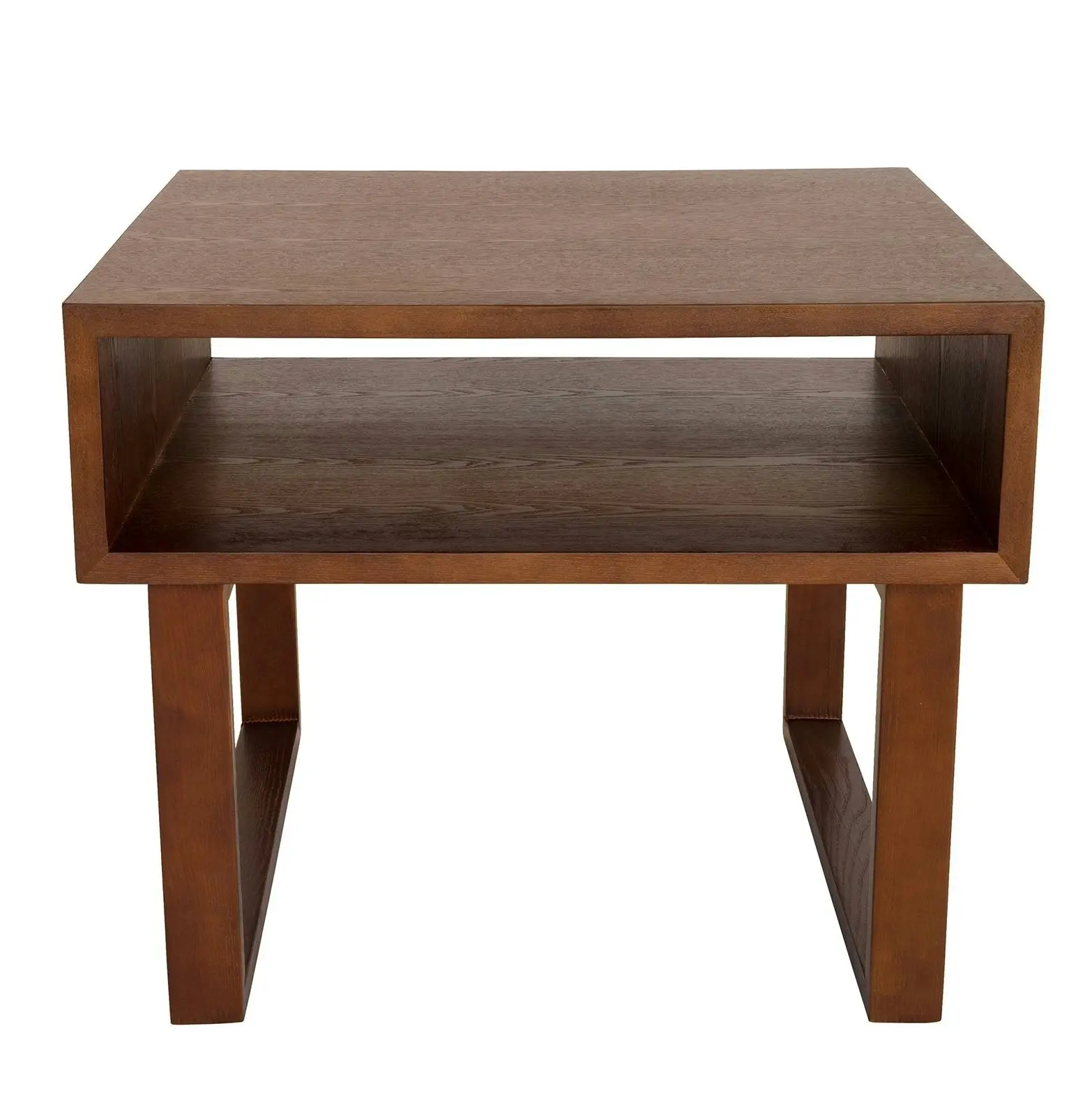 Olle Square Wood Bedside / Side Table