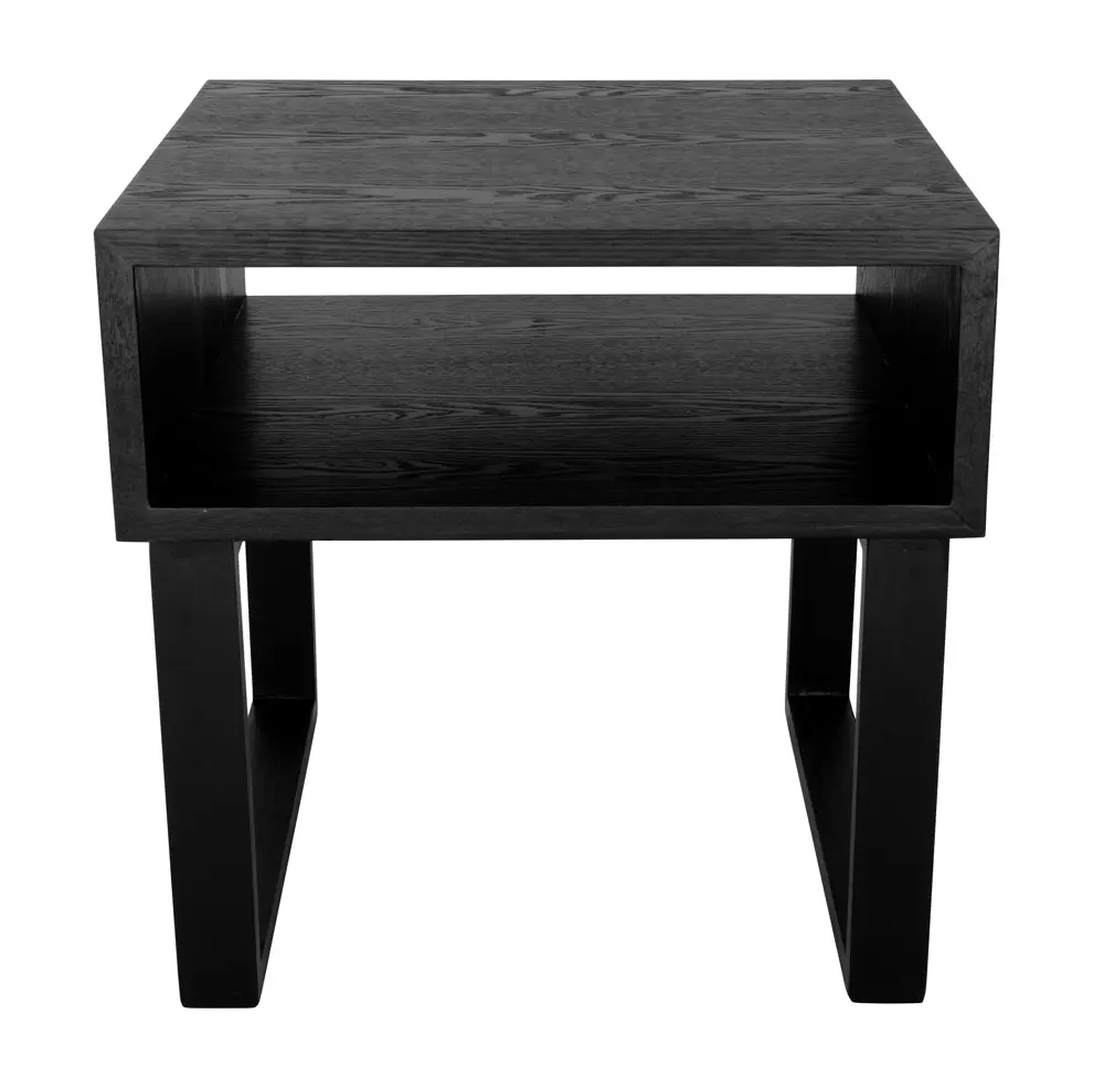 Olle Square Wood Bedside / Side Table