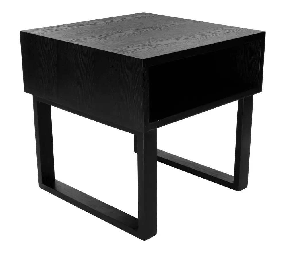 Olle Square Wood Bedside / Side Table