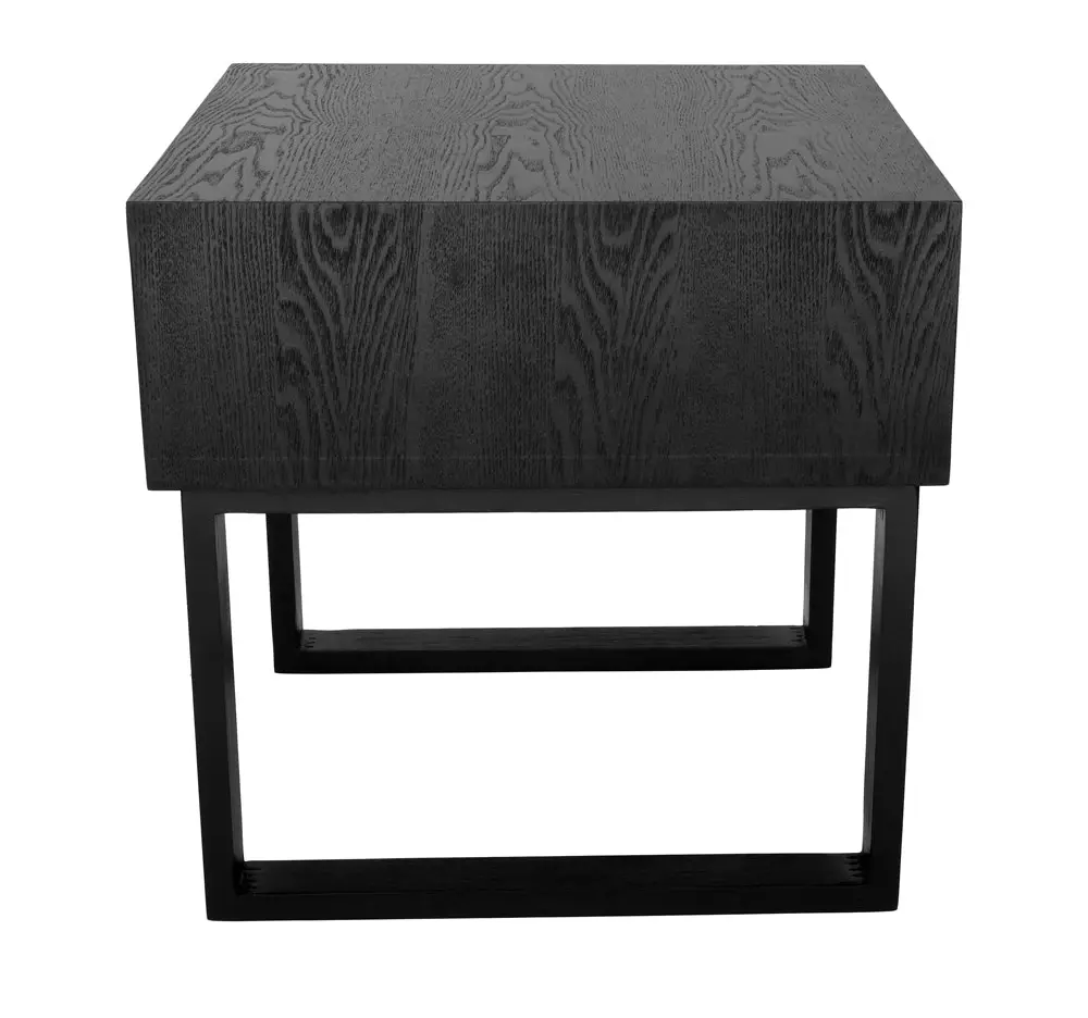 Olle Square Wood Bedside / Side Table