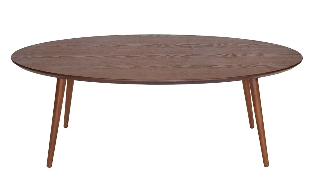 Stockholm Oval Wood Coffee Table