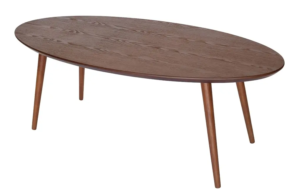 Stockholm Oval Wood Coffee Table