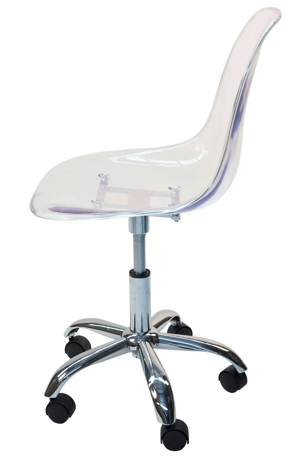 Replica Eames DSW / DSR Desk Chair | Clear Transparent