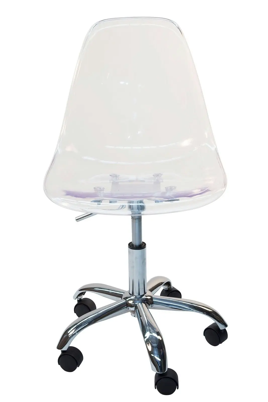 Replica Eames DSW / DSR Desk Chair | Clear Transparent