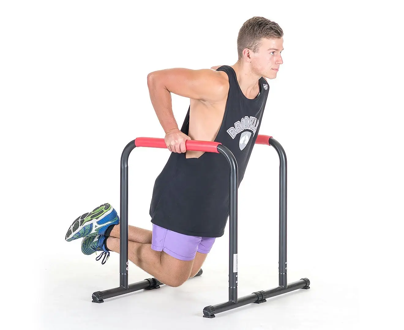 Powertrain Pair Dip Bar Parallette Stand Workout Station