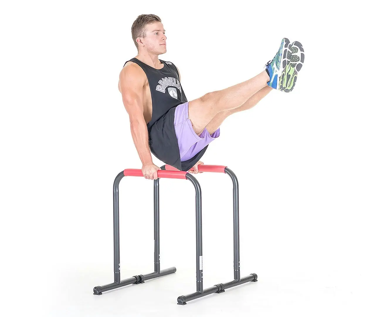 Powertrain Pair Dip Bar Parallette Stand Workout Station