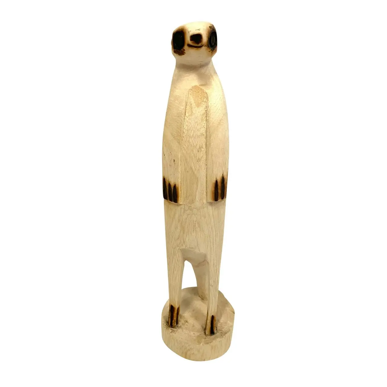 African Cargo Hand Carved Jacaranda Meerkat