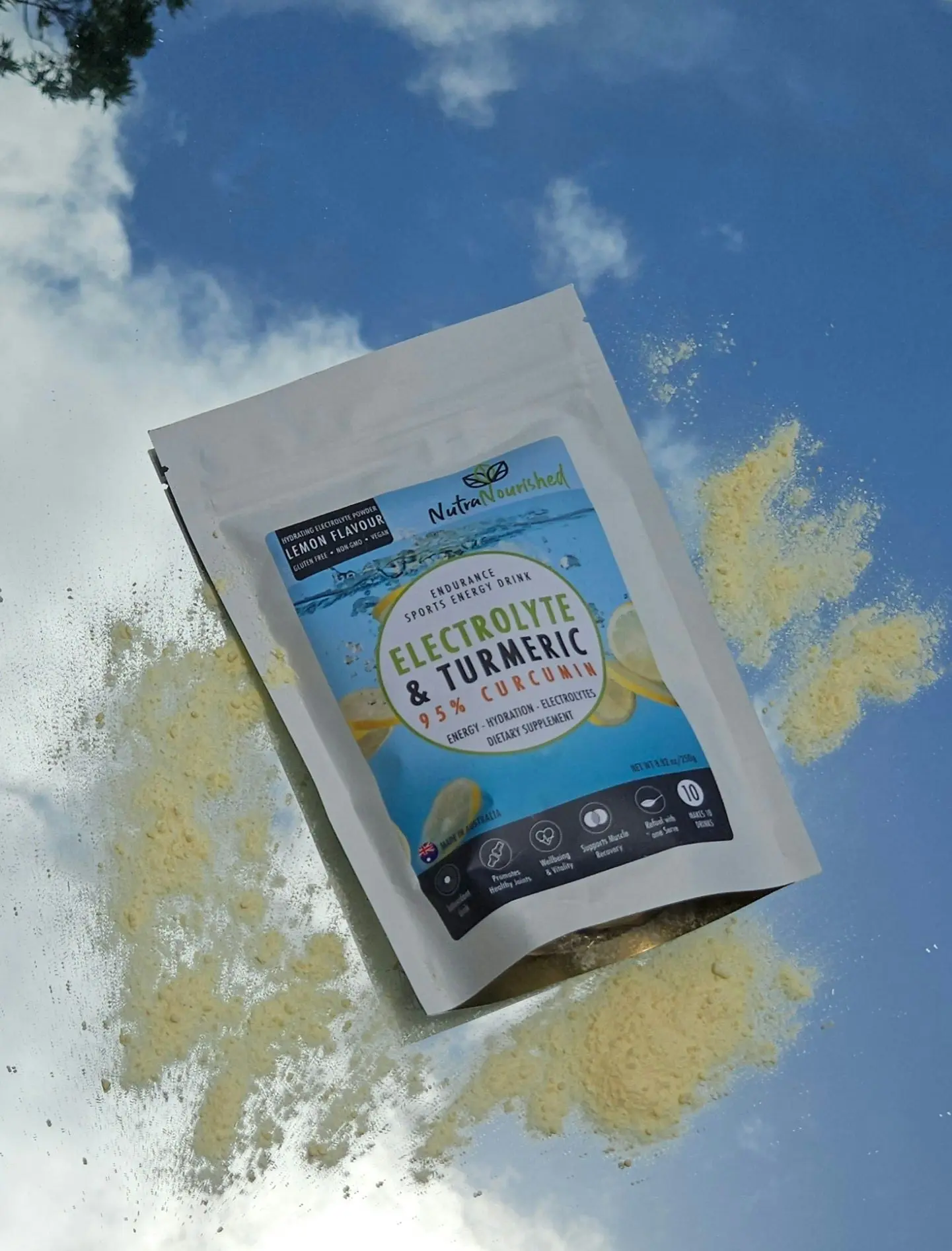 Electrolyte Powder & 95% Pure Organic Curcumin from Turmeric - 🍋  Lemon Flavour