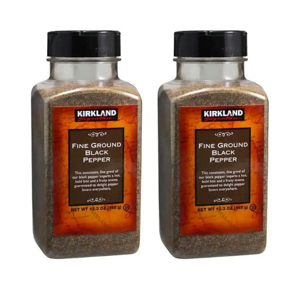 Kirkland Signature Fine Ground Black Pepper 348g x 2