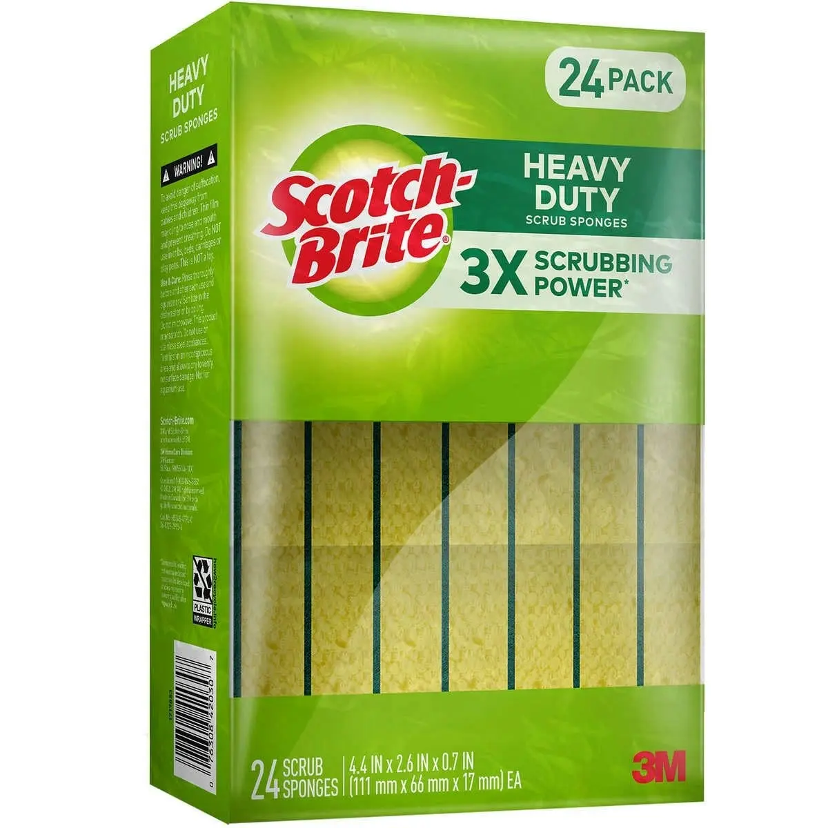 Scotch-Brite Heavy Duty Scrub Sponge 24 Pack