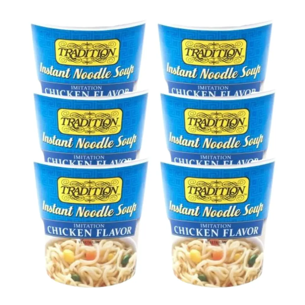 Tradition Chicken Style Instant Noodle Soup Cup 65g x 6