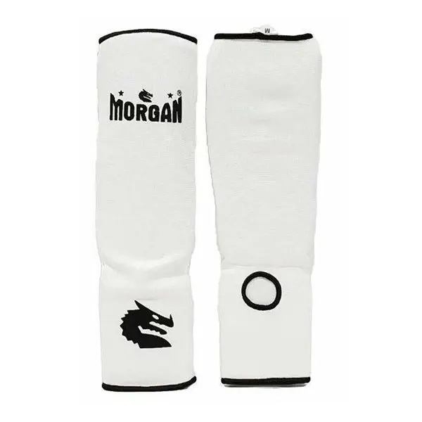 Morgan Elastic Shin And Instep Protectors White