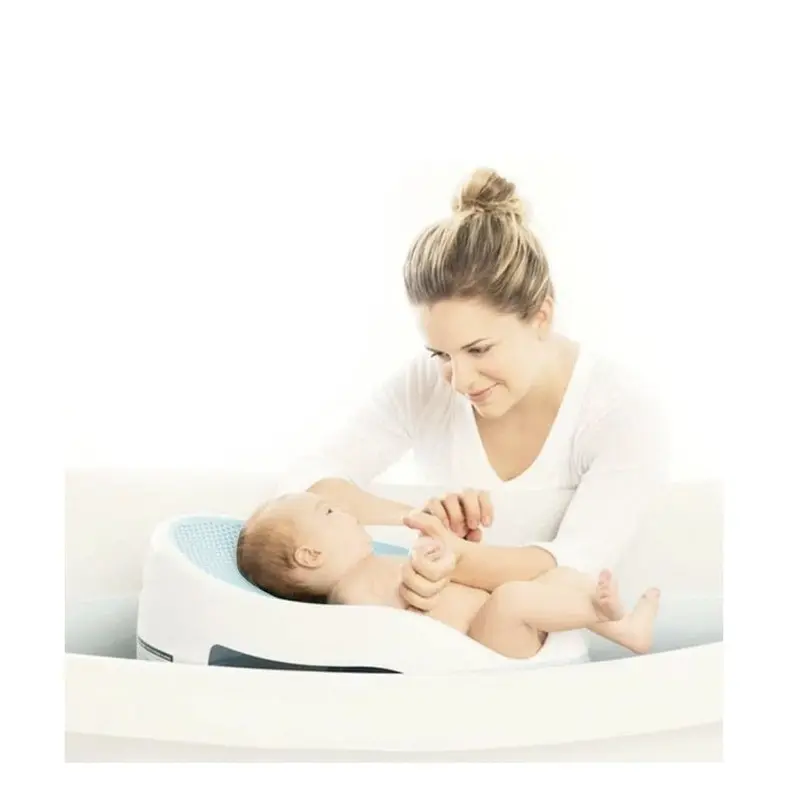 Angelcare Bath Support Baby/Infant 0-6m Safety Newborn Bathing Seat Light Aqua