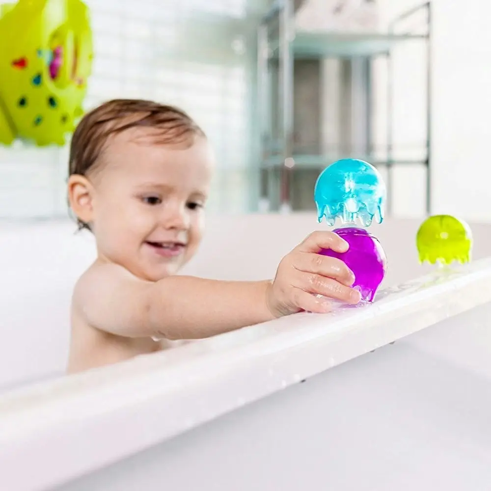 Boon 9pc Jellies Suction Cup Bath Toys for Baby/Kids/Toddlers Bathroom/Tub