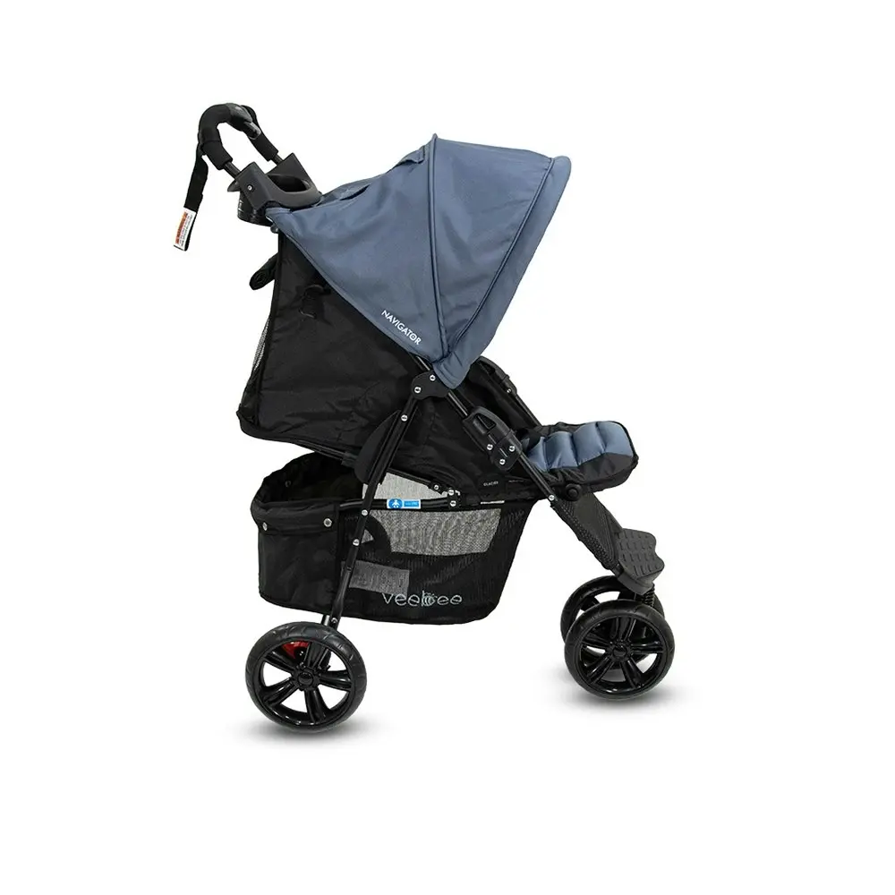 VeeBee Navigator 100cm Stroller/Pram Folding Kid/Toddler Newborn Baby 0+ Glacier