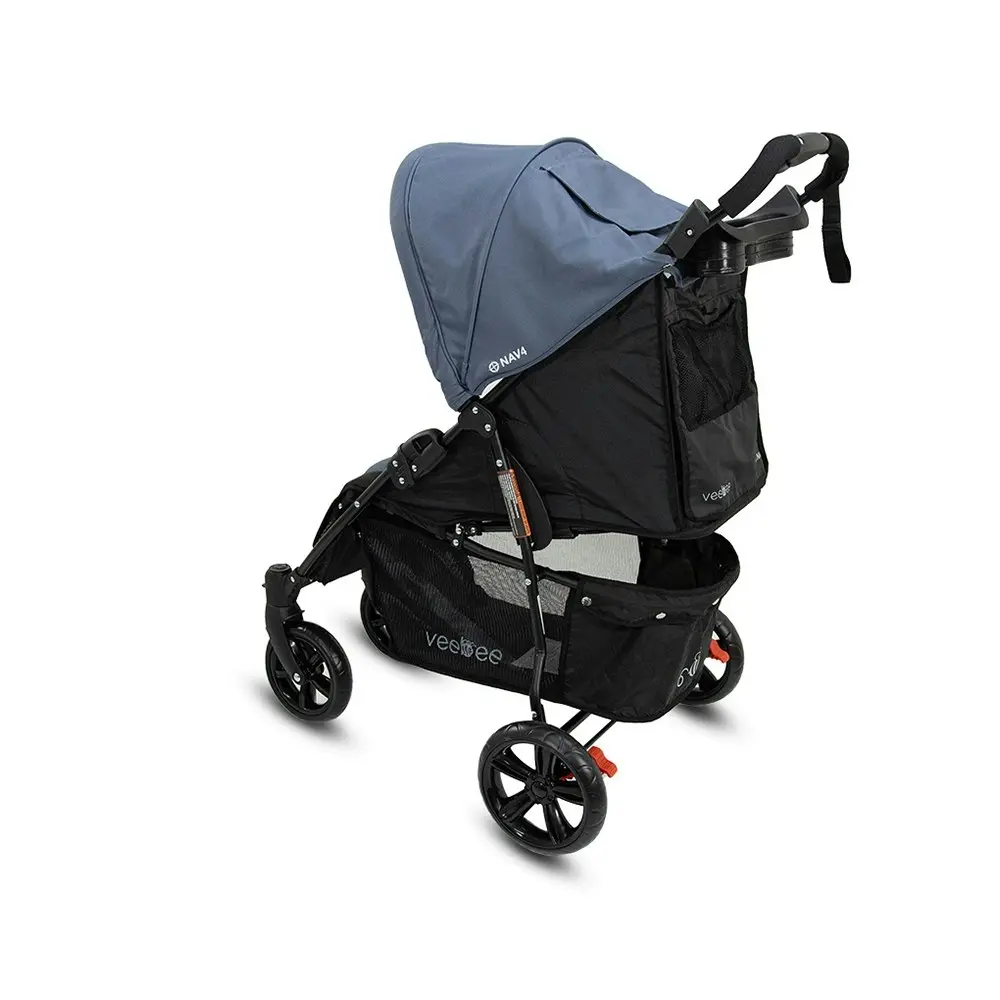 VeeBee Nav 4 100cm Stroller/Pram Foldable Kids/Toddler Newborn Baby 0m+ Glacier