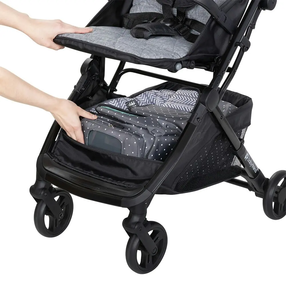 Baby Trend Tango Mini Travel Stroller/Pram UPF50+ Evening Grey Kids/Baby/Toddler