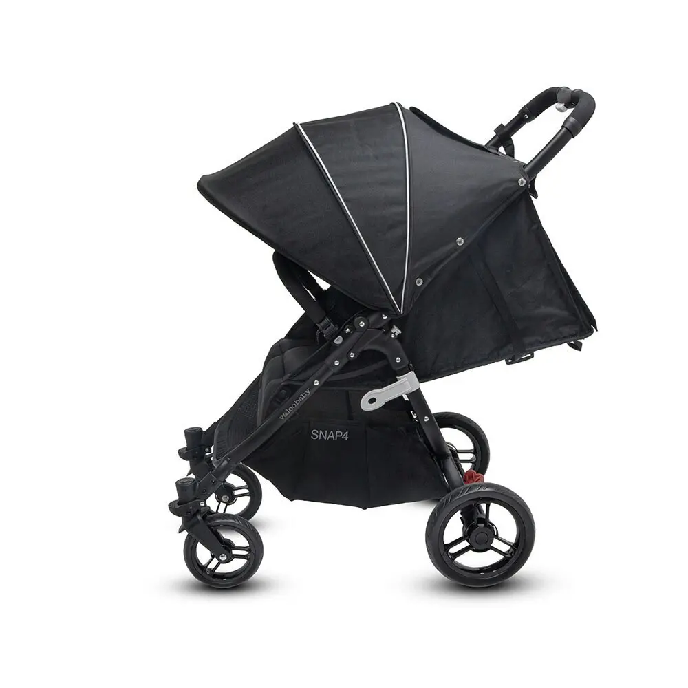 Valco Baby Snap 4 Black Pram/Stroller Foldable/Recline for Baby/Infant/Toddler