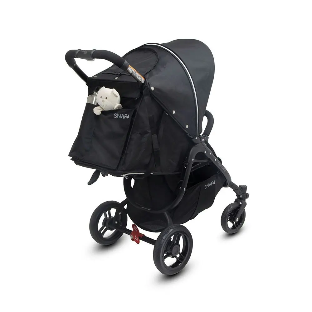 Valco Baby Snap 4 Black Pram/Stroller Foldable/Recline for Baby/Infant/Toddler