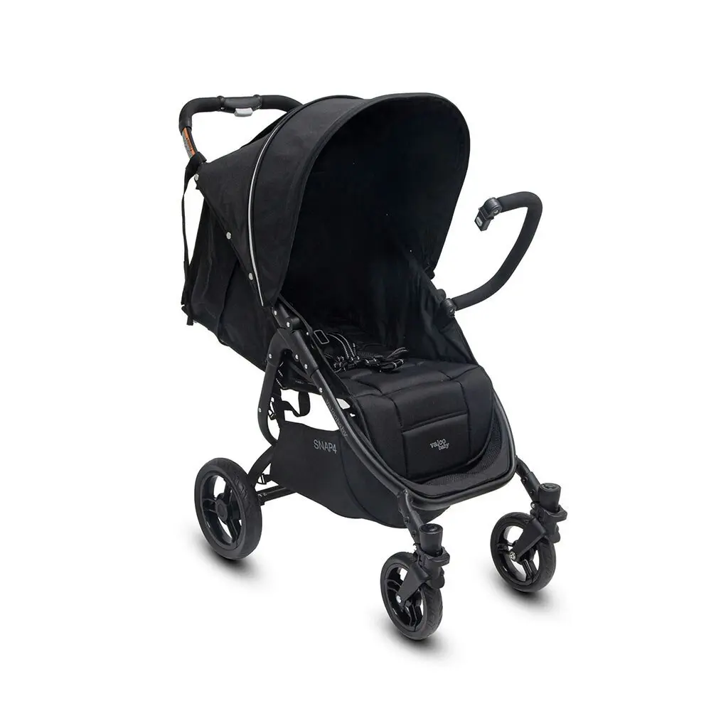 Valco Baby Snap 4 Black Pram/Stroller Foldable/Recline for Baby/Infant/Toddler