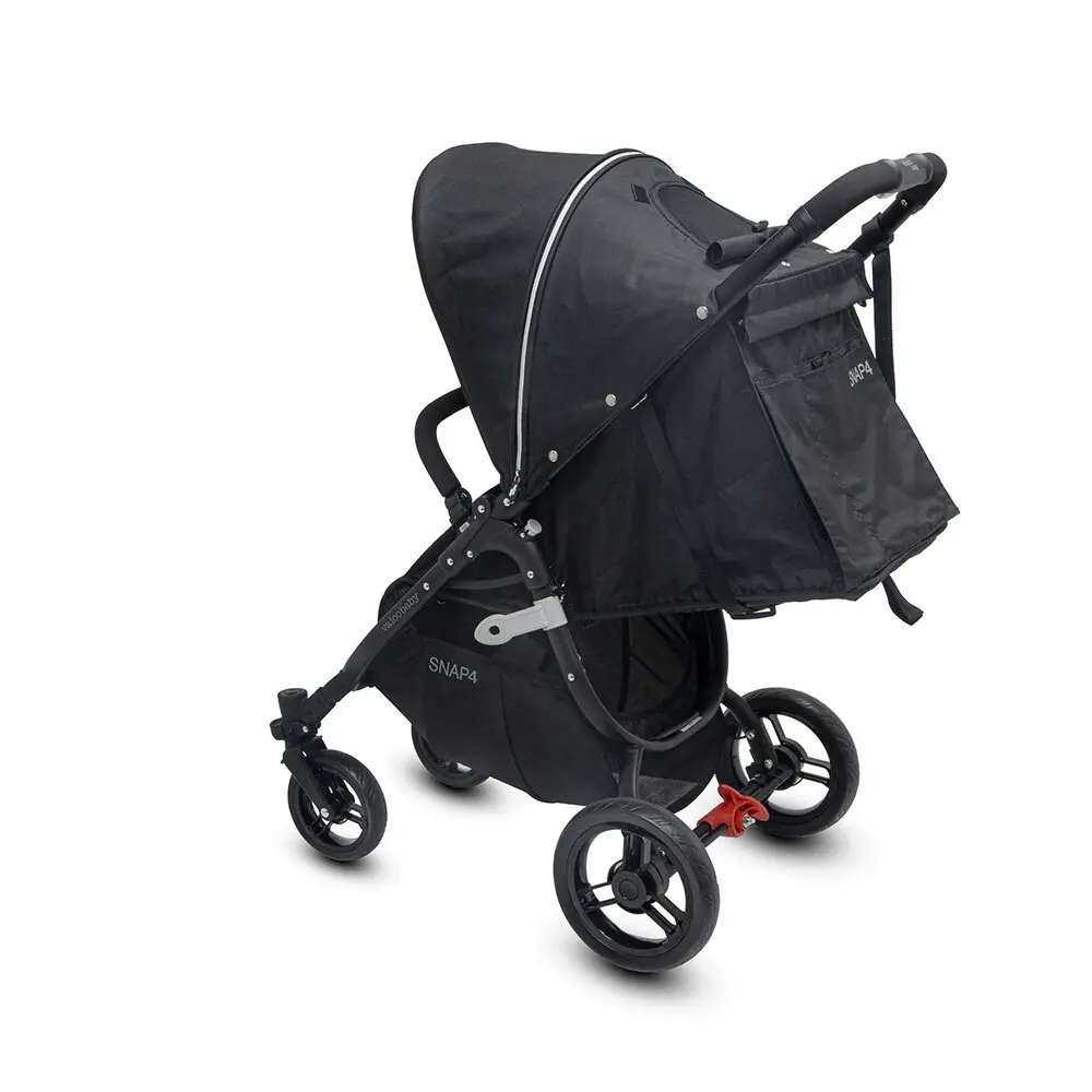 Valco Baby Snap 4 Black Pram/Stroller Foldable/Recline for Baby/Infant/Toddler