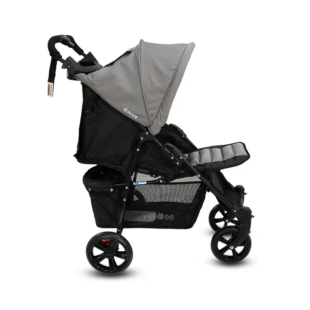 VeeBee Nav 4 100cm Stroller/Pram Foldable Kids/Toddler Newborn Baby 0m+ Fauna