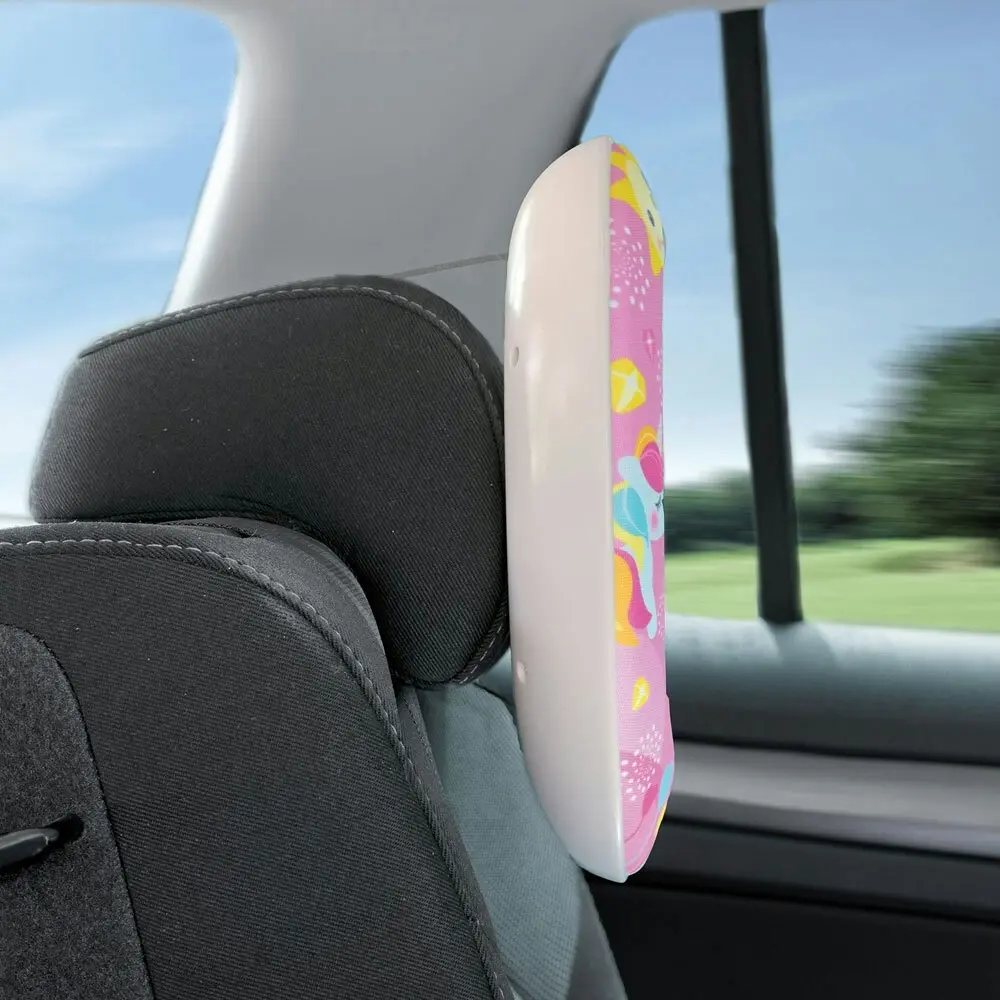 2x Benbat Baby Night & Day 30cm Car Head Rest Mirror w/Light/Lullaby/Remote Pink