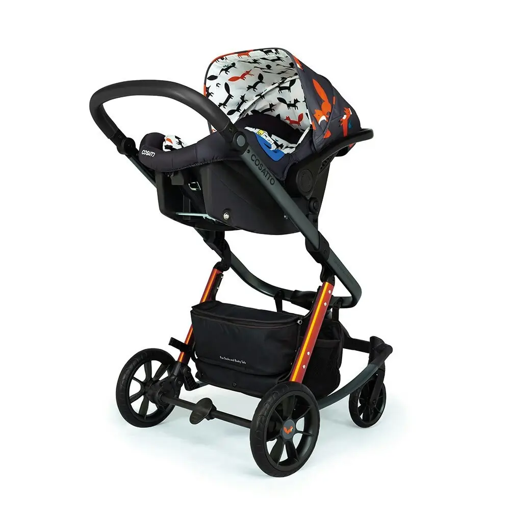 Cosatto Giggle Quad Pram & Push Chair Charcoal Mr Fox Baby/Infant/Toddler 0m+