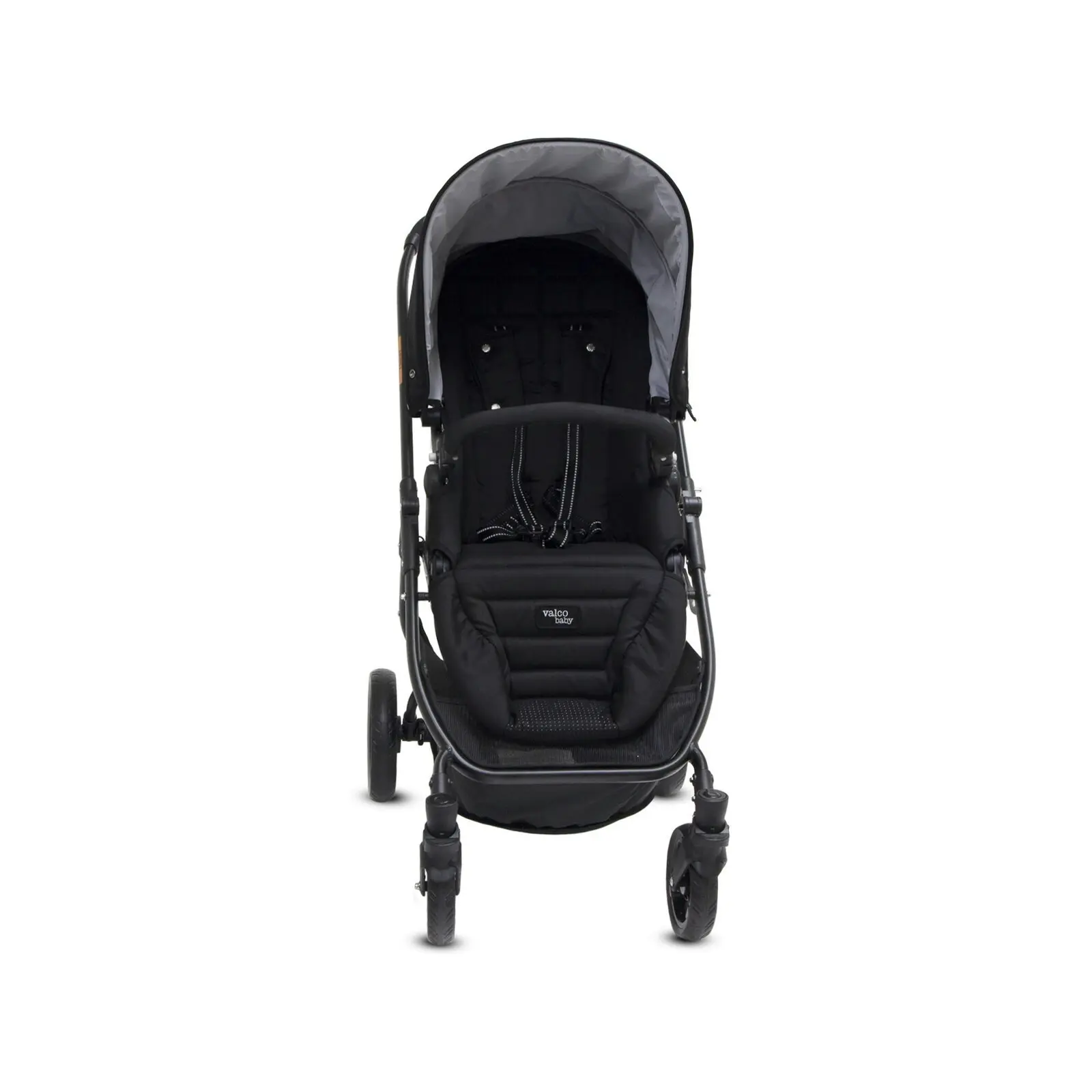 Valco Snap Ultra P Pram/Stroller Foldable/Ergo-Pivot Seat for Baby/Infant Black