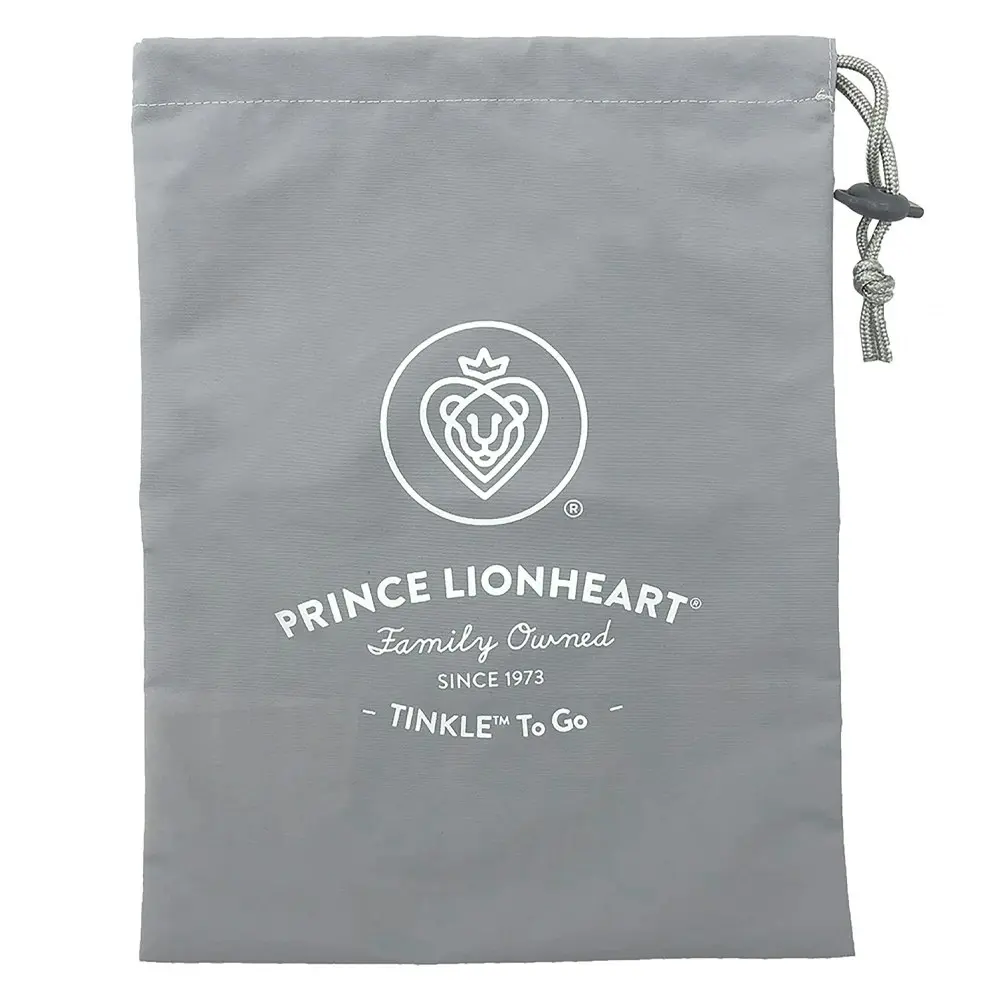 Prince Lionheart Washable Carry Storage Bag/Pouch Grey For Tinkle To Go Trainer