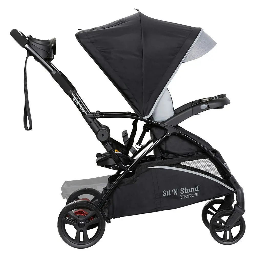 Baby Trend Sit N Stand Shopper Stroller/Pram w/Canopy Kids/Baby/Toddler Moondust