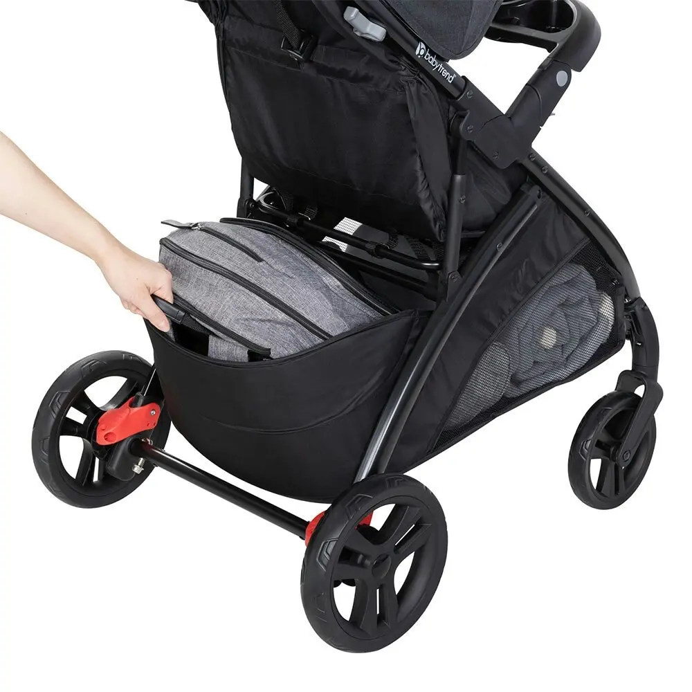 Baby Trend Tango Stroller/Pram w/Canopy UPF50+ Evening Grey Kids/Baby/Toddler