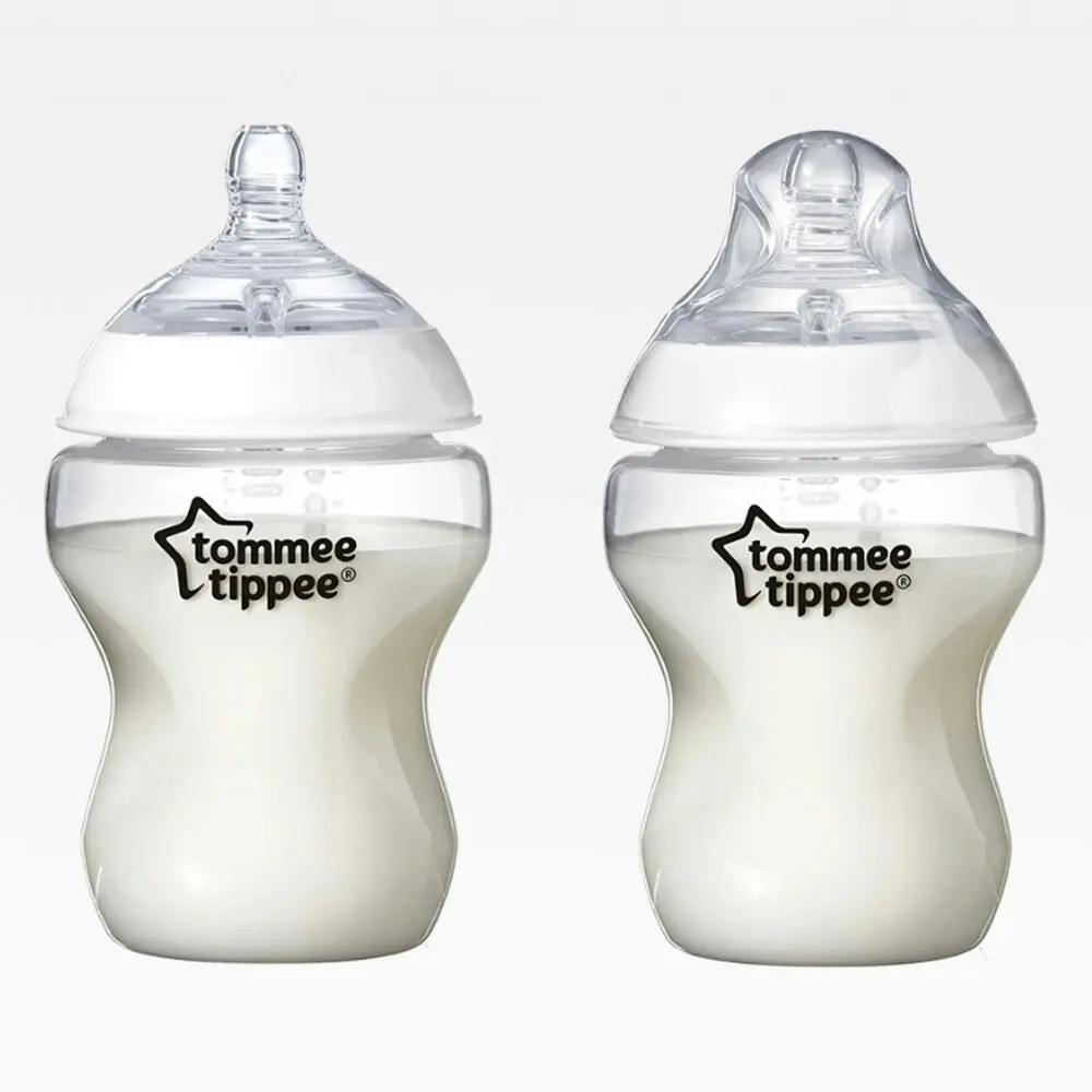 Tommee Tippee 260ml Feeding Bottle Blister w/Silicone Teat Baby/Infant 0m+ Clear