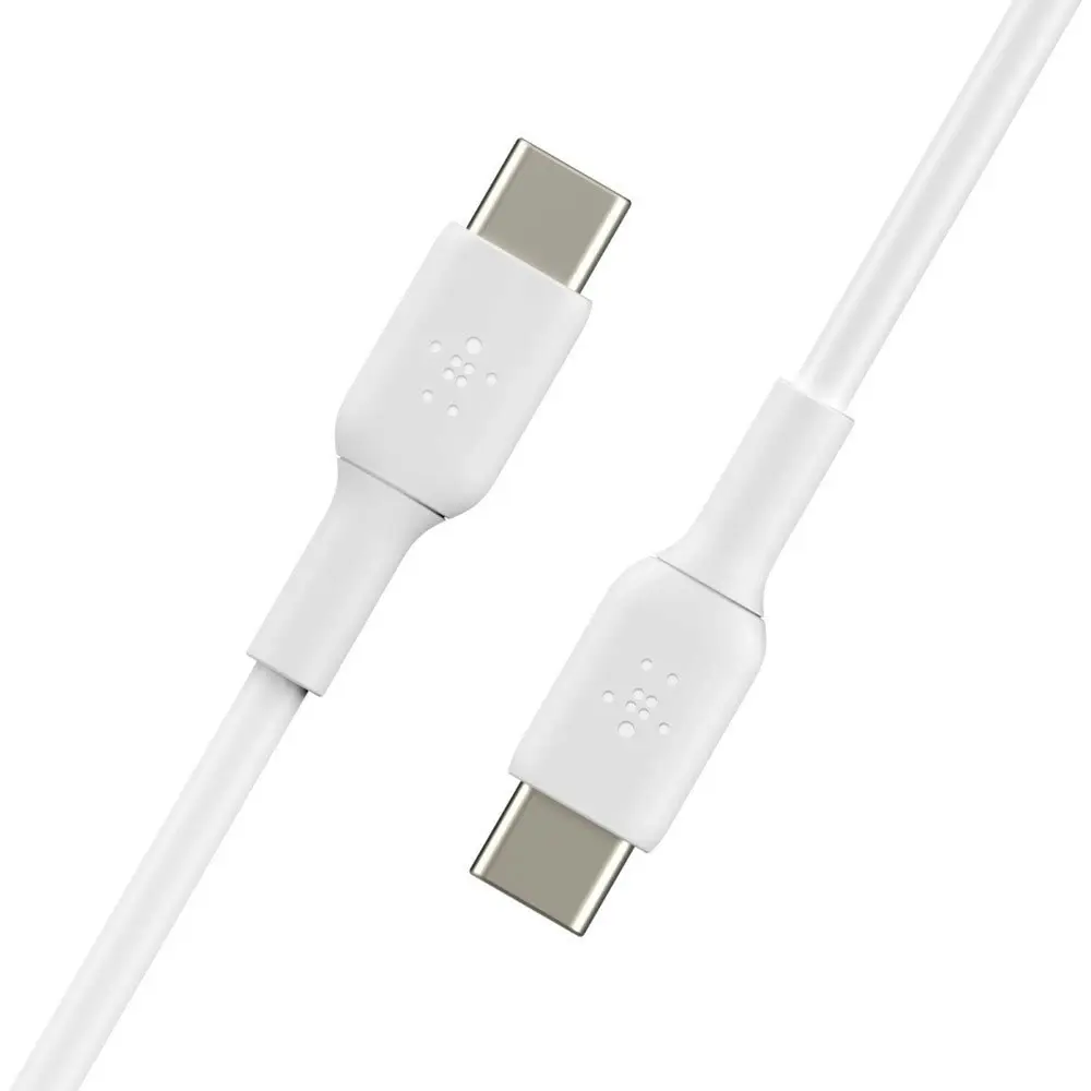 Belkin 2M USB-C to USB-C Data Charging Cable for HTC/LG/Samsung S9/S10 White