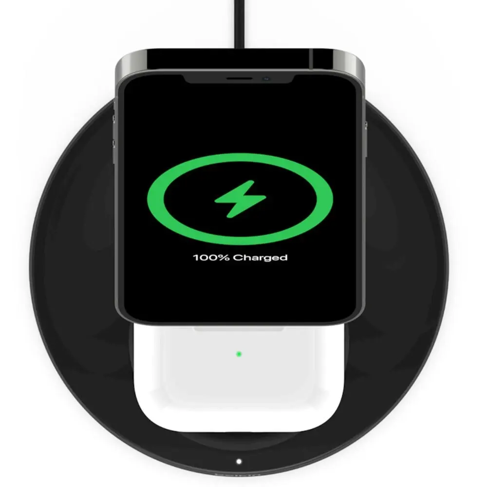 Belkin Charge Pro 15W Wireless Fast Charger/Stand MagSafe for iPhone 12/Air Pod