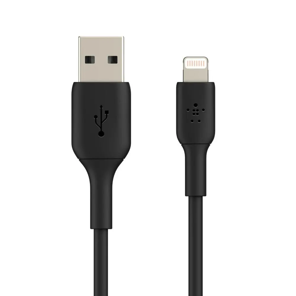 Belkin 2m Lightning MFI-Certified USB-A Data Charging Cable for Apple iPhone BK