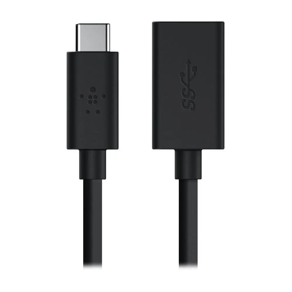 Belkin 3.0 USB-C Male to USB A Female Converter OTG Data Cord Cable Adapter iOS