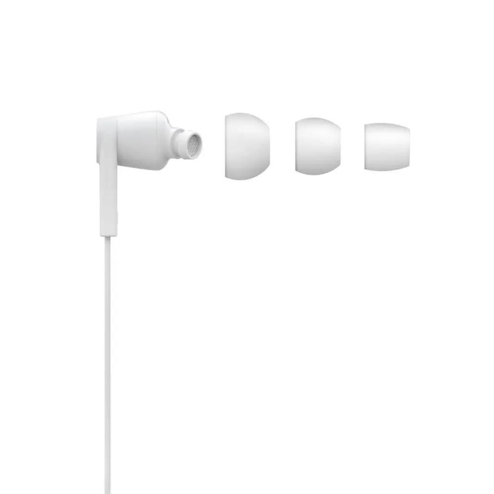 Belkin Rockstar Lightning MFI-Certified In-Ear Earphones w/Mic for iPhone White