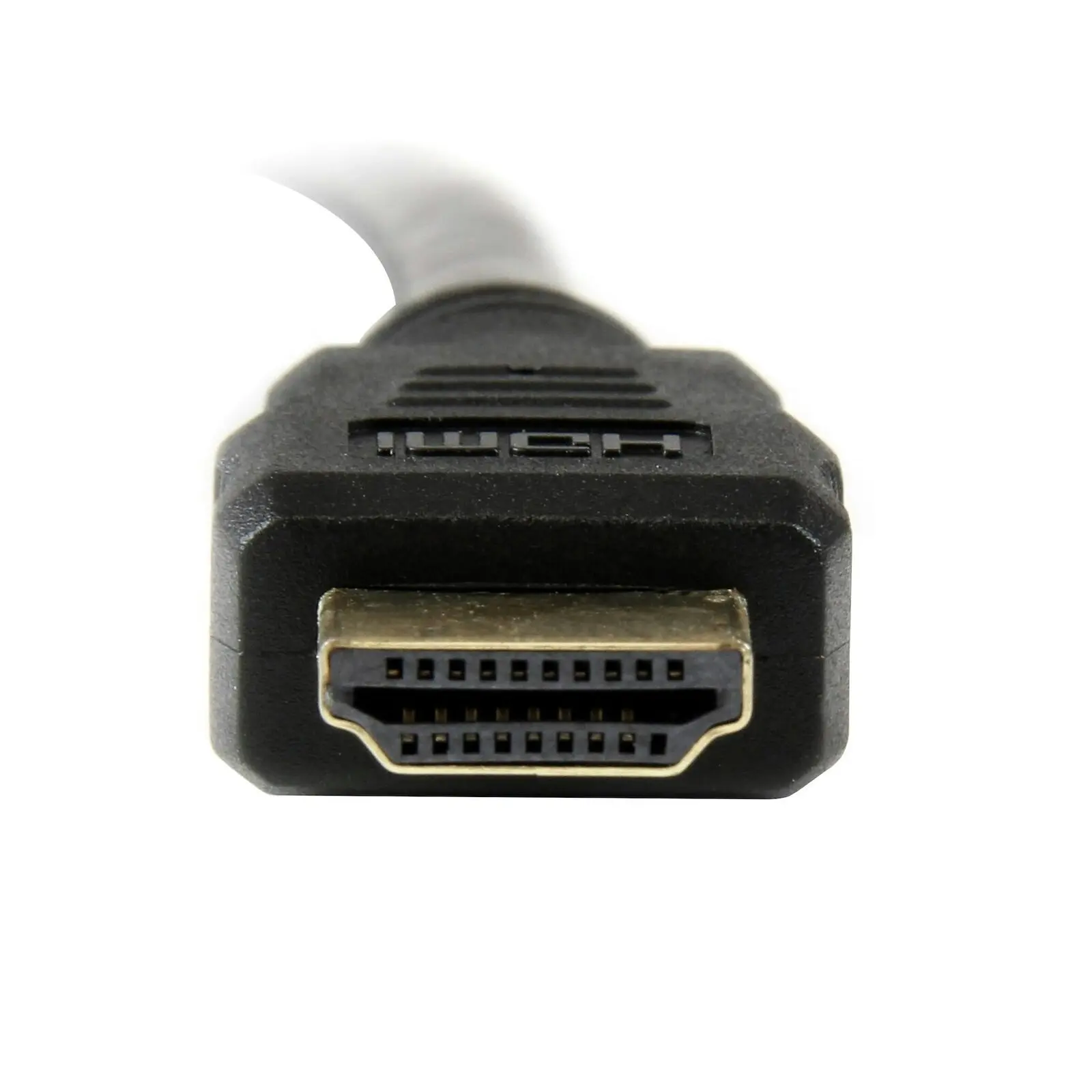 Star Tech 0.5M Male HDMI to Male DVI-D Braided Cable Video Adapter for Laptop BK