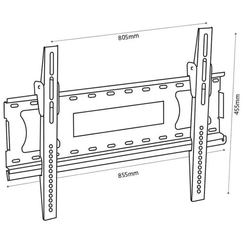 Doss LCDP11B Universal LCD/Plasma/LED TV Bracket up to 84in 75KG Wall Mount Tilt