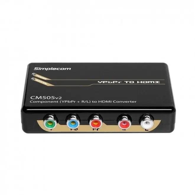 Simplecom CM505v2 Female Component to Male HDMI Converter Full HD 1080p Adapter