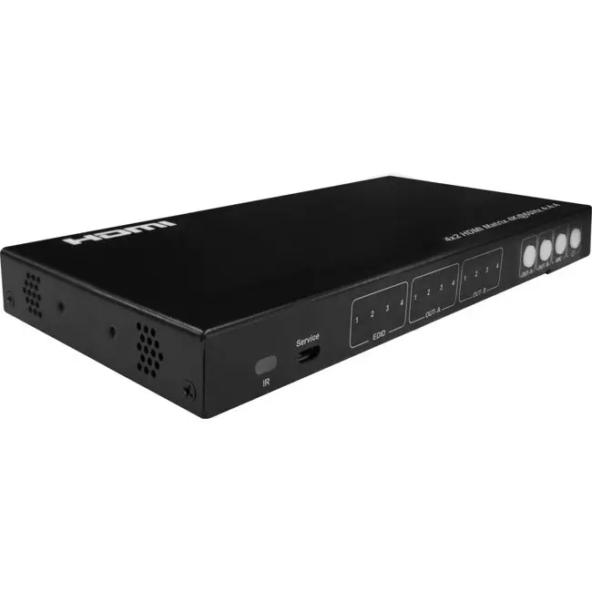 Pro2 4K-1080p Downscale ARC SPDIF/Audio Extraction 4X2 HDMI 18G Matrix Switcher