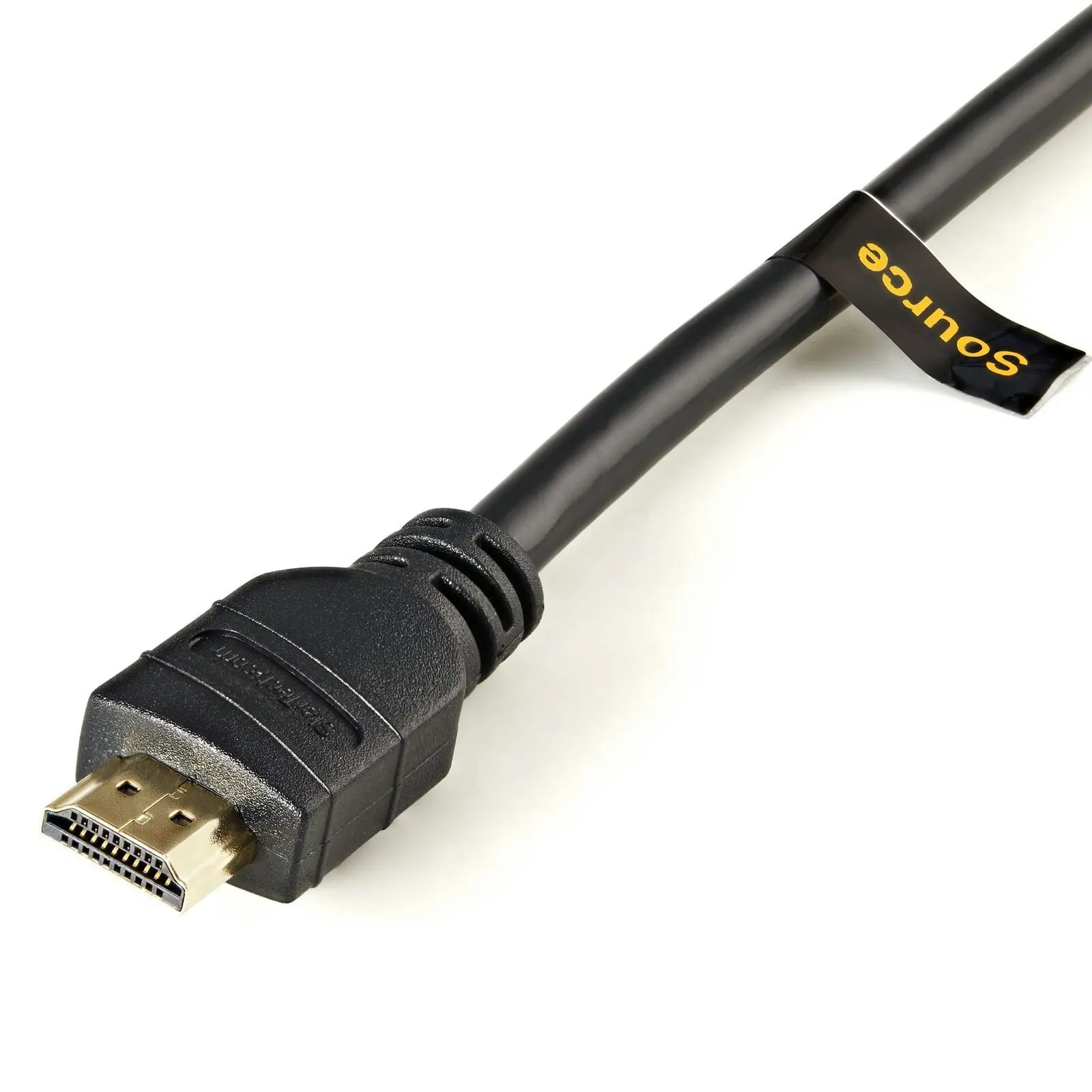 Star Tech 15M 4K/2K UHD CL2 Gold Plated Male/Male HDMI Cable for HDTV/DVR Black