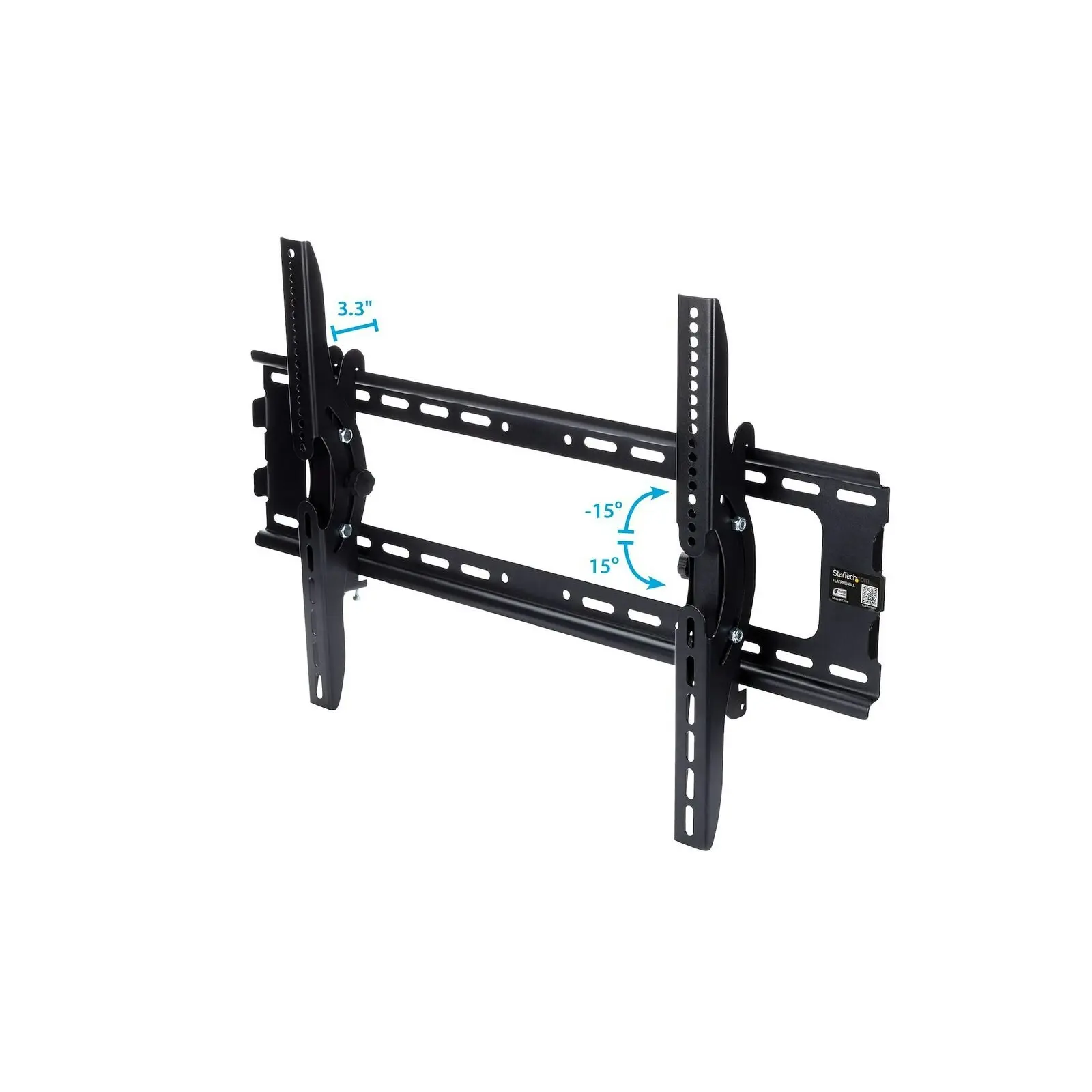 Star Tech Steel Flat Screen TV Wall Mount Tilting for 32-75in 75kg VESA Display