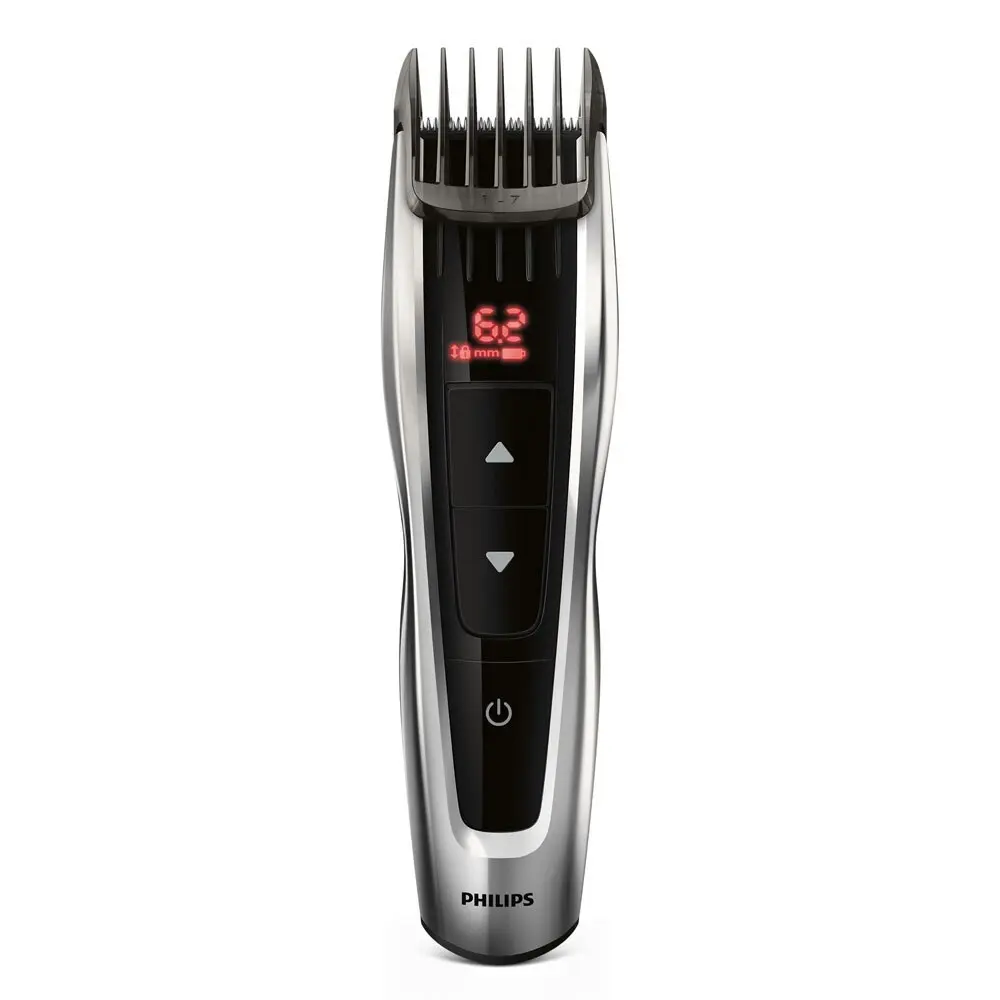 Philips 9000 Prestige Hair Clipper/Trimmer w/ 3 Adjustable Combs/Travel Pouch