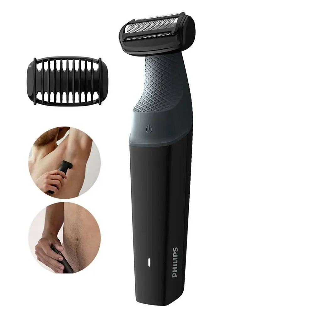 Philips BG3010 Men Body Hair Shaver/WaterProof Cordless Groomer Clipper Trimmer