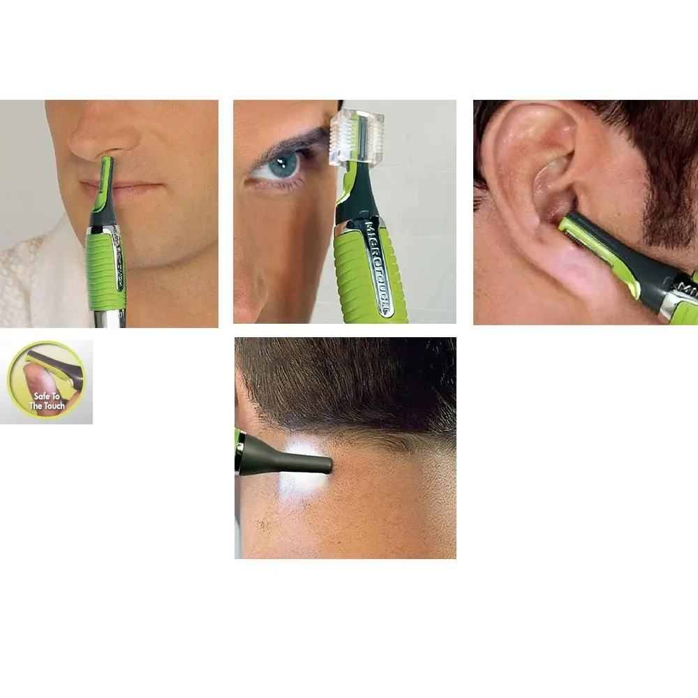 Relitouch 13cm Micro Touch Hair Ear/Eyebrow/Sideburns Nose Trimmer w/ LED Light