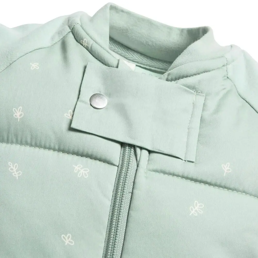 ergoPouch Sleep Suit Organic Cotton Sleeping Bag TOG 3.5 for 3-12m Baby Sage GRN