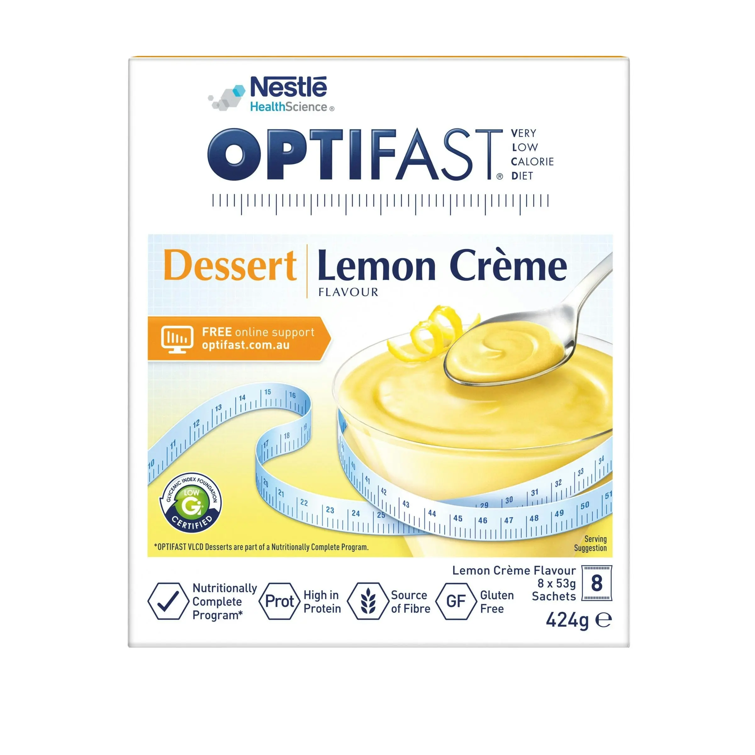 OPTIFAST VLCD Lemon Dessert 8 x 53g