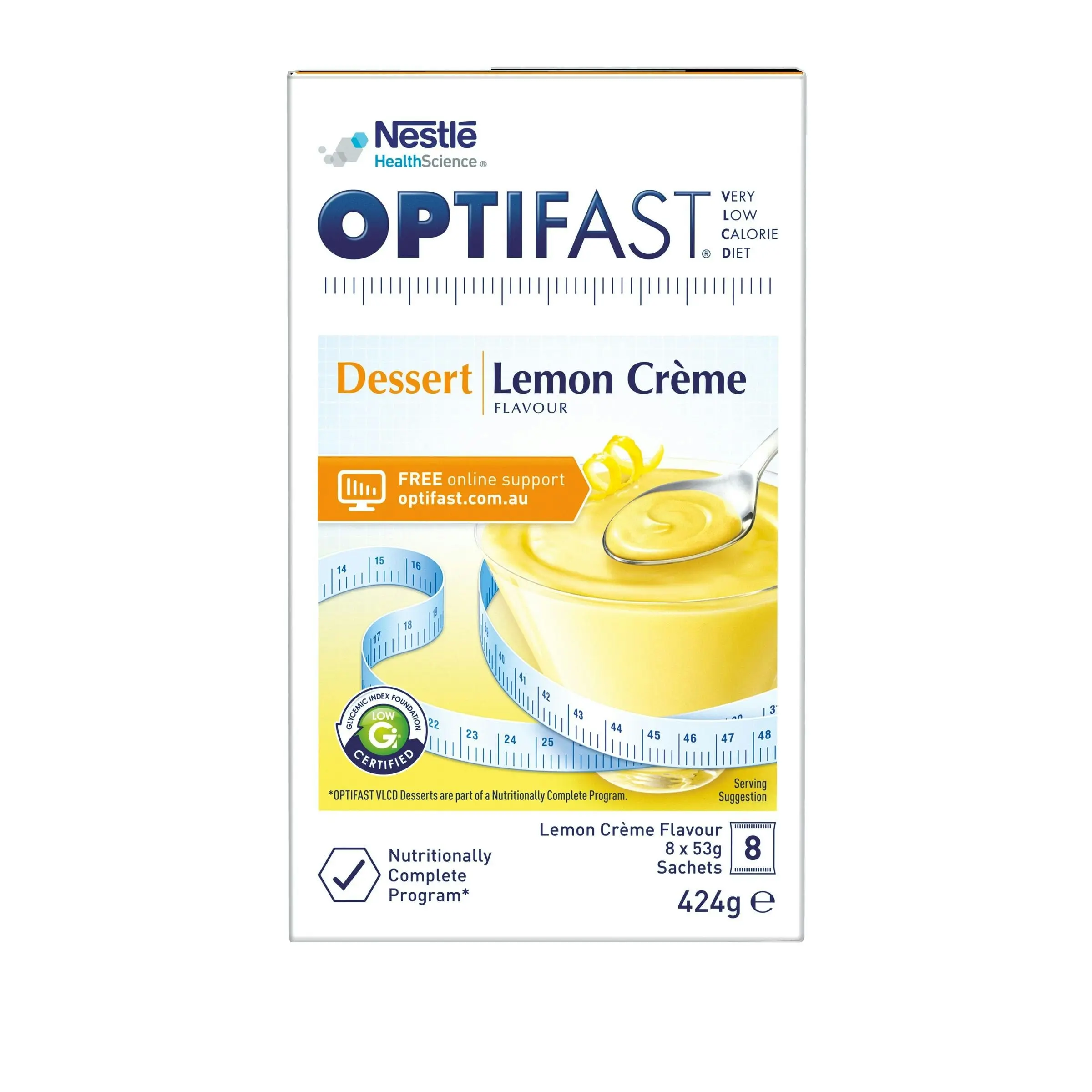 OPTIFAST VLCD Lemon Dessert 8 x 53g